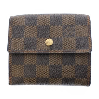 ポルトモネ ビエ カルト クレディ/LOUIS VUITTON/ルイヴィトン/ダミエ/エベヌ/N61652/二つ折り財布/財布/茶/メンズ