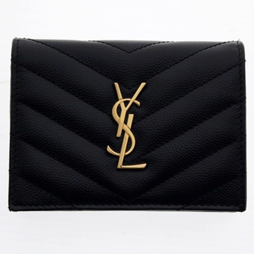 SAINT LAURENT/サンローラン/財布/二つ折り/ブラック/レディース/買取/販売/買取実績/質/高価買取/群馬・前橋/前橋のお客様