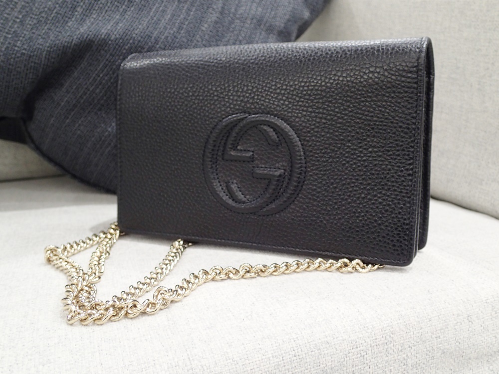 GUCCI買取】GUCCI グッチ チェーンウォレット 598211 ~お財布+スマホな