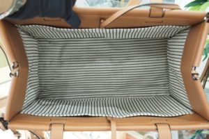 サイズが多き方なので広々ですが、仕切りがありません