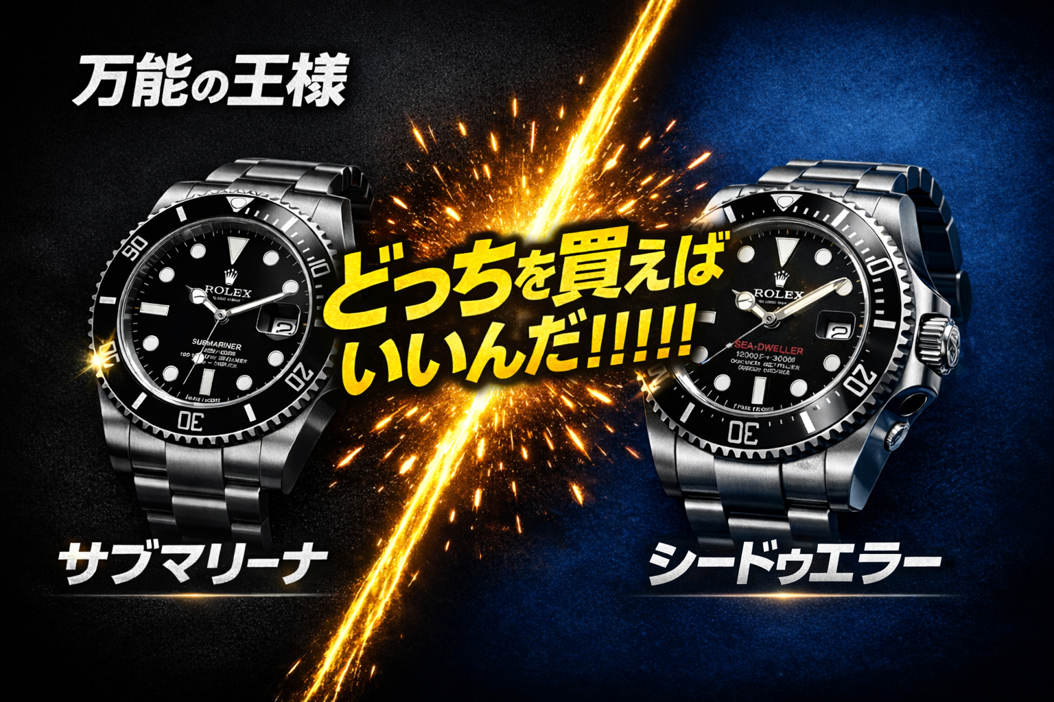サブマリーナーとシードゥエラーどっち買えば正解！？結局後悔しない